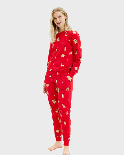 Elegant Red Christmas Pajamas for Women
