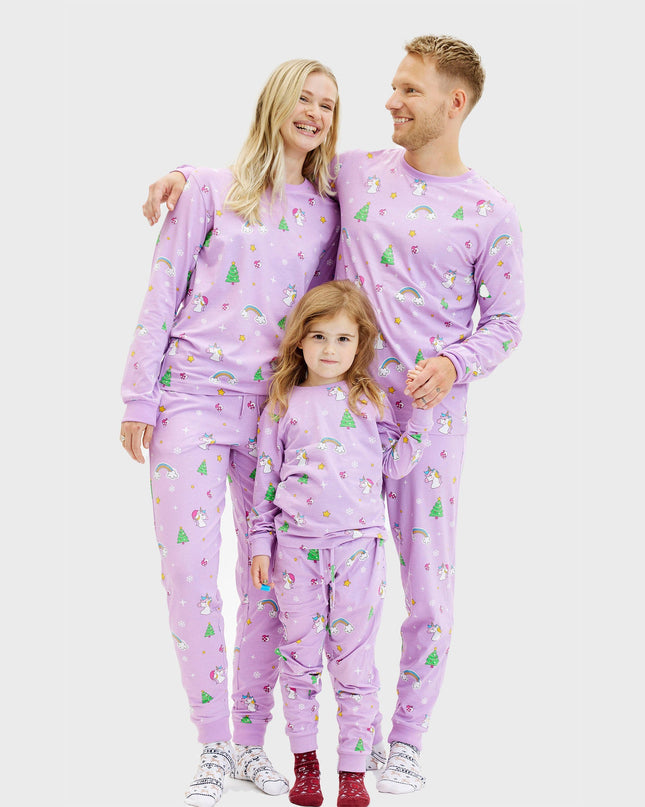 Unicorn Christmas Pajamas for Kids