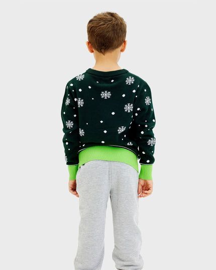 Cute Dino Christmas Sweater for Kids