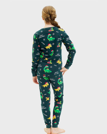 Dino Christmas Pajamas for Kids - Family Holiday Fun