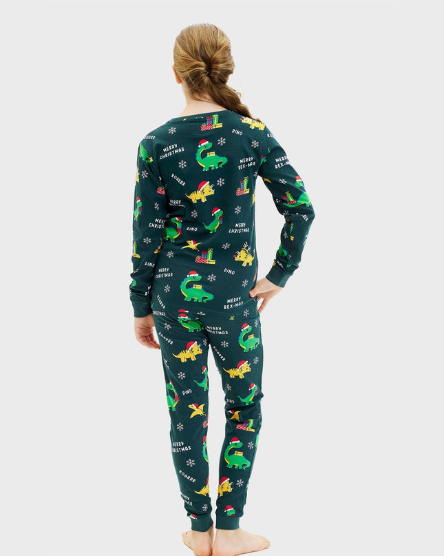 Dino Christmas Pajamas for Kids - Family Holiday Fun