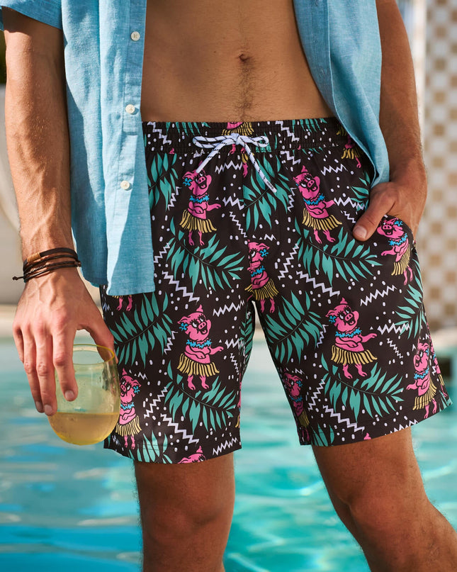 Piggle Wiggle Stretch Swim Trunks - 7.5" Inseam
