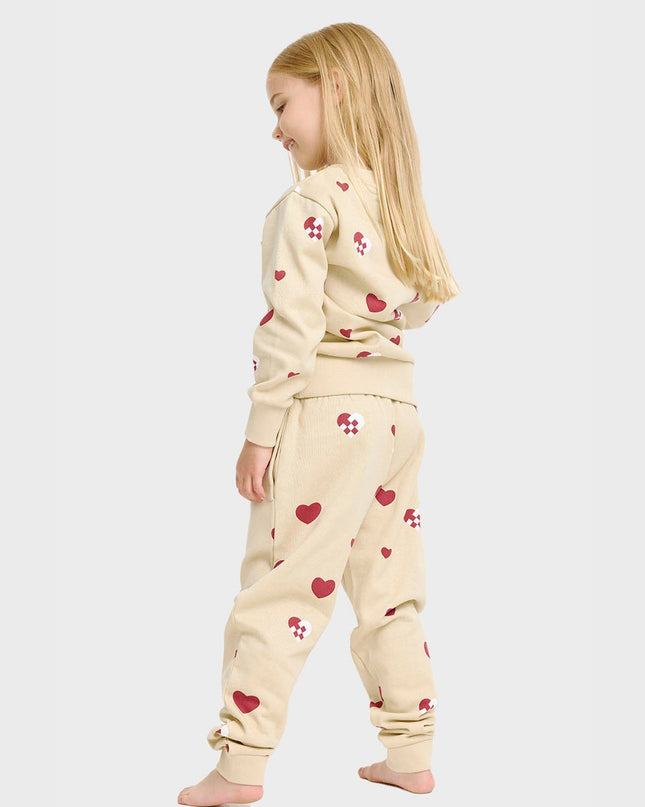 Christmas Heart Sweatset for Kids - Ideal Family Apparel