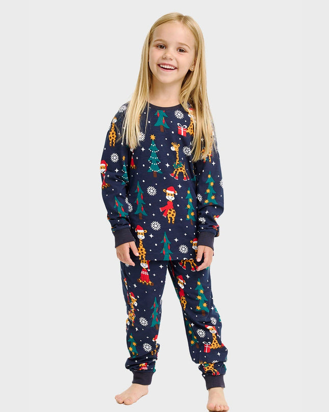 Giraffe Christmas Pajamas for Kids