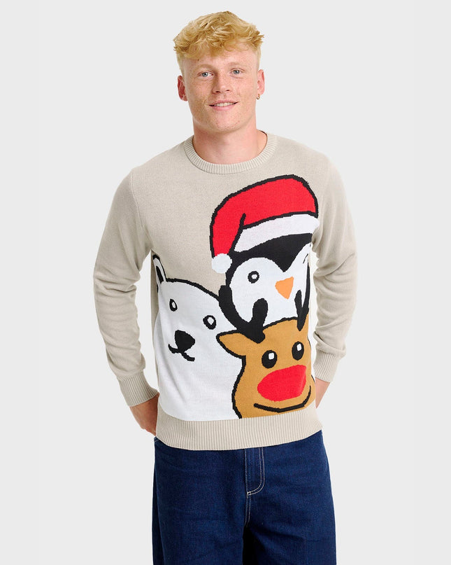 Animal Christmas Sweater for Men