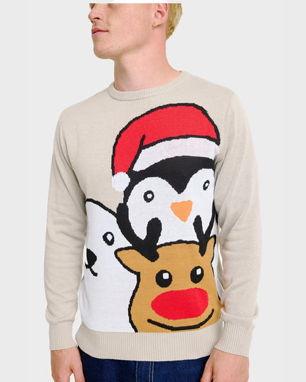 Animal Christmas Sweater for Men