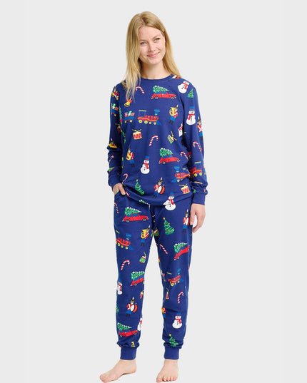 Christmas Toys Pajamas for Women - Family Style