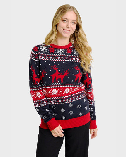 Cheeky Reindeer Christmas Sweater for Women