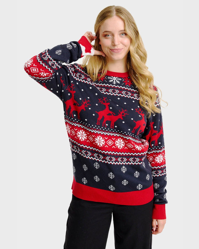 Cheeky Reindeer Christmas Sweater for Women