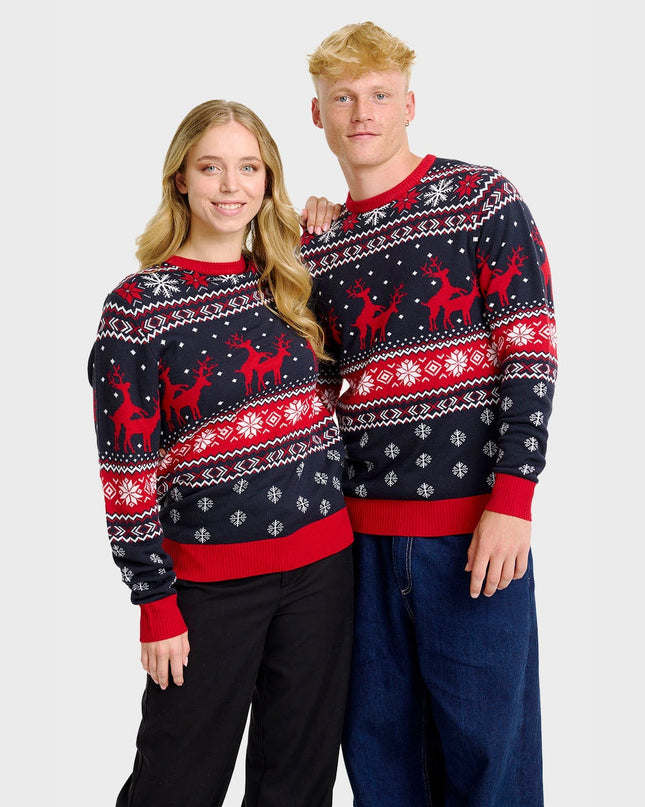 Cheeky Reindeer Christmas Sweater for Women