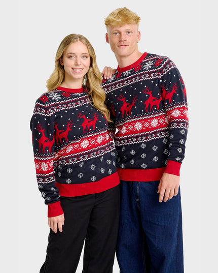 Cheeky Reindeer Christmas Sweater for Men