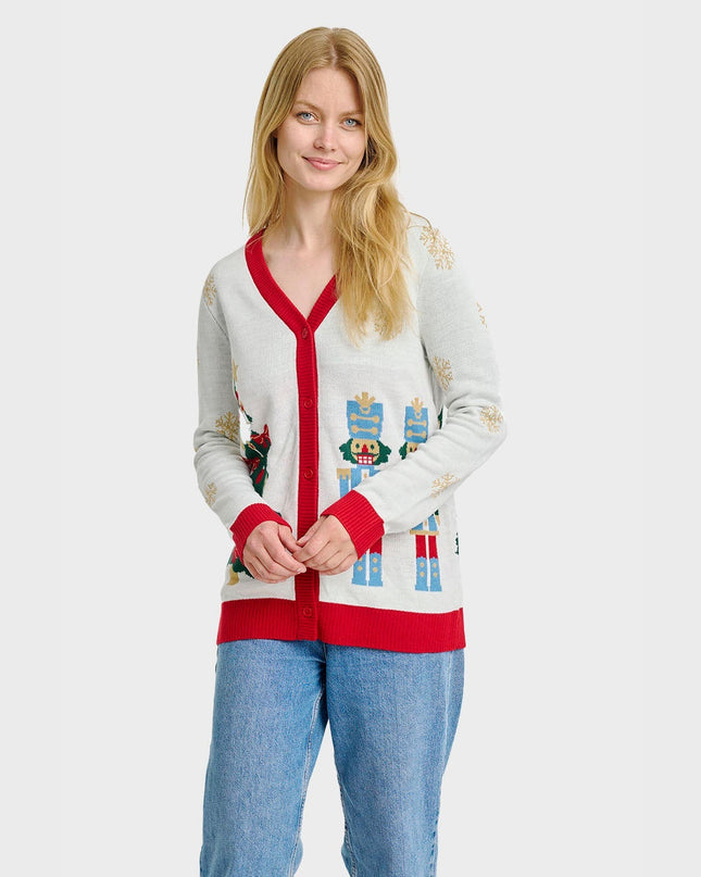 Women's Nutcracker Christmas Cardigan