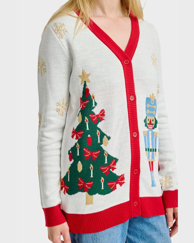 Women's Nutcracker Christmas Cardigan