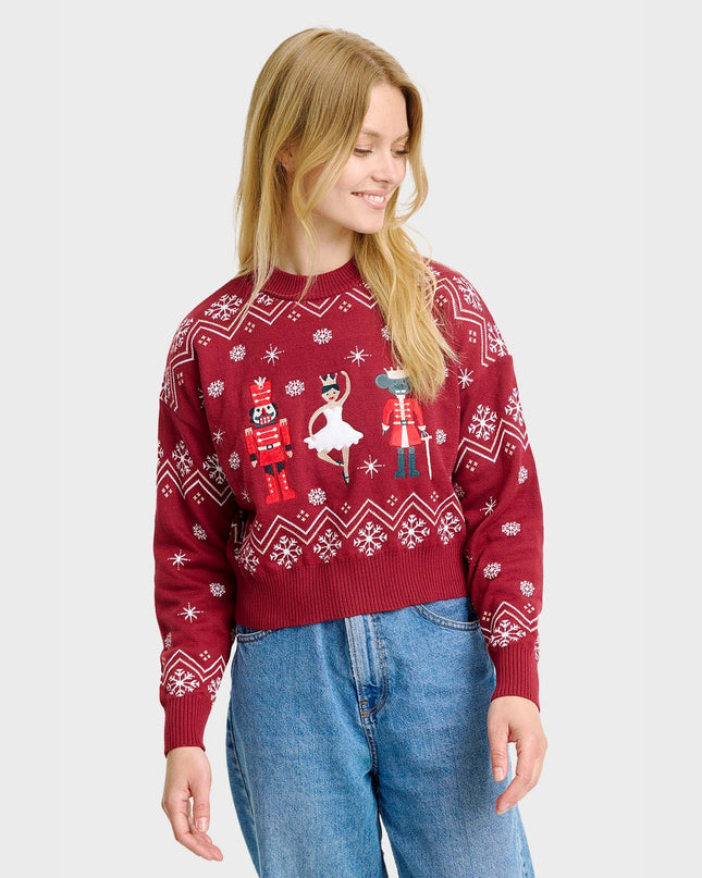 Women's Nutcracker Christmas Sweater