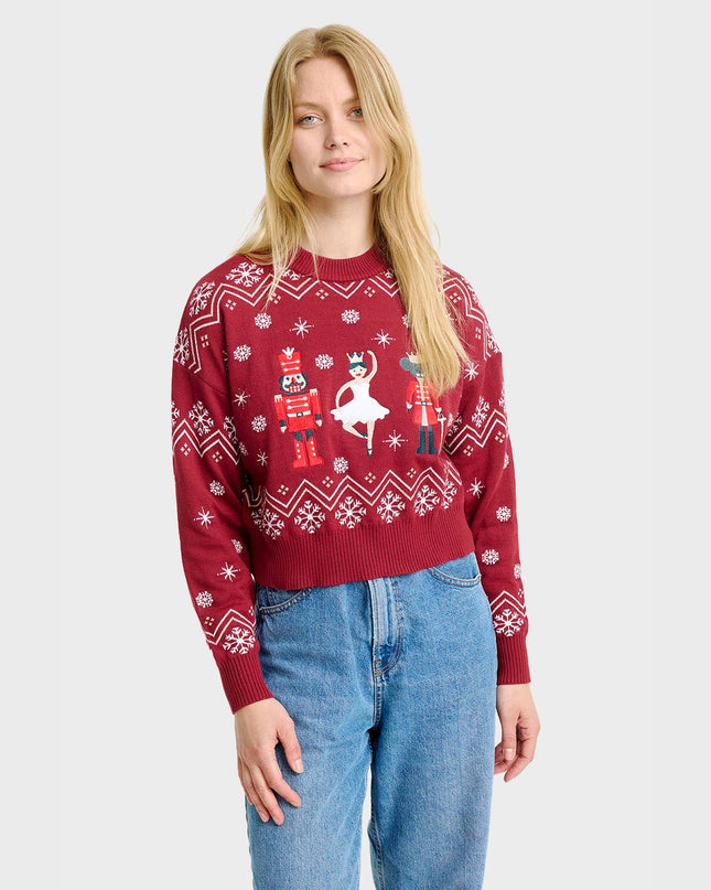 Women's Nutcracker Christmas Sweater