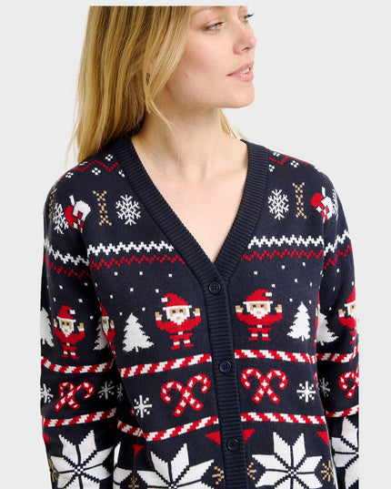 Women's Santa Christmas Cardigan