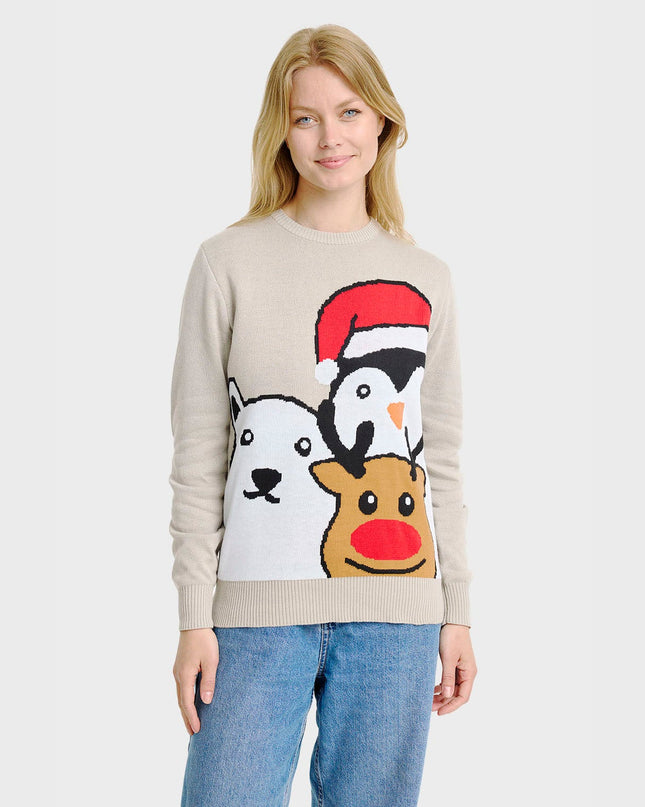Animal Christmas Sweater for Women