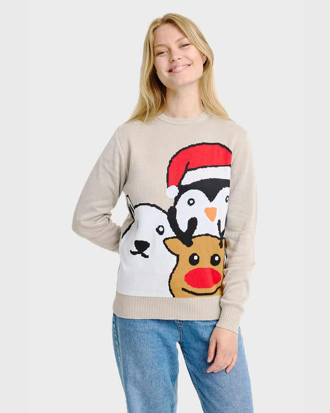 Animal Christmas Sweater for Women