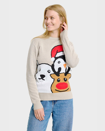 Animal Christmas Sweater for Women