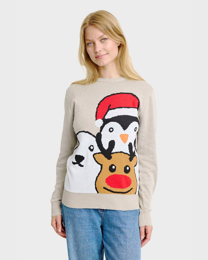 Animal Christmas Sweater for Women