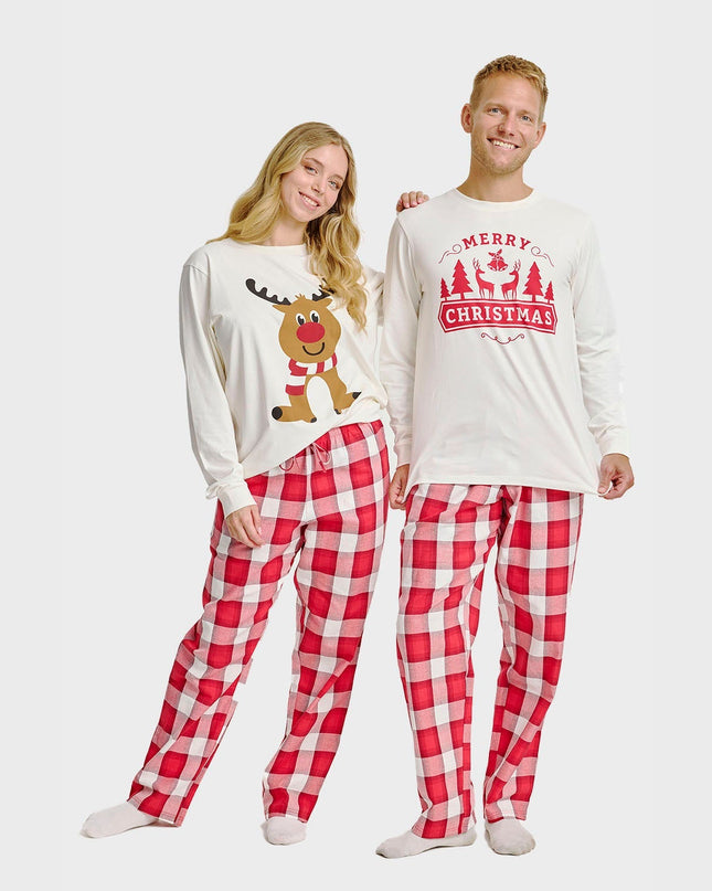 Reindeer Pajama Top for Men - Holiday Collection