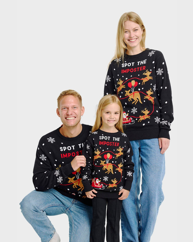 Imposter Christmas Sweater for Kids - Fun Holiday Fashion