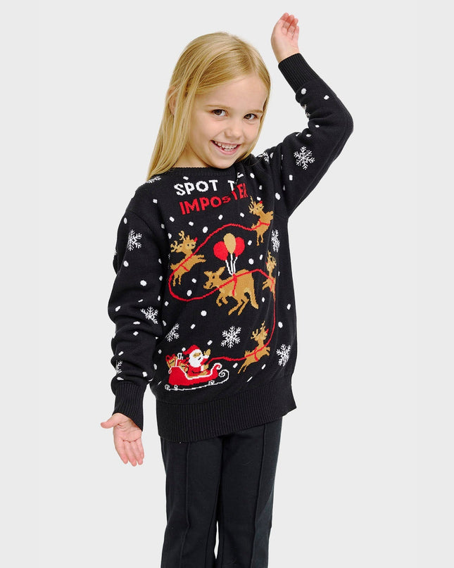 Imposter Christmas Sweater for Kids - Fun Holiday Fashion