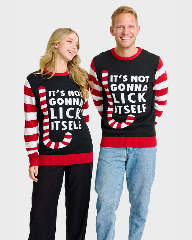 Men's Candy Cane Christmas Sweater