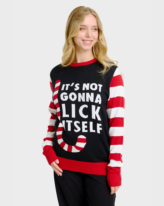 Women's Candy Cane Christmas Sweater