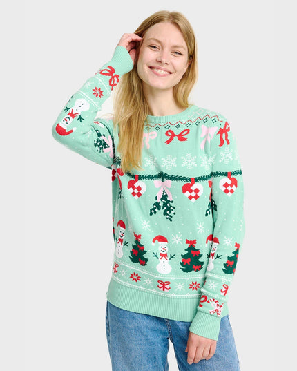 Women's Knitted Christmas Sweater
