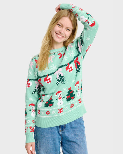 Women's Knitted Christmas Sweater