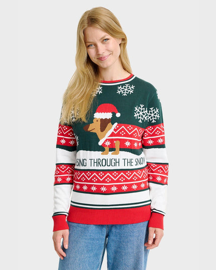 Dashing Around Christmas Sweater for Women