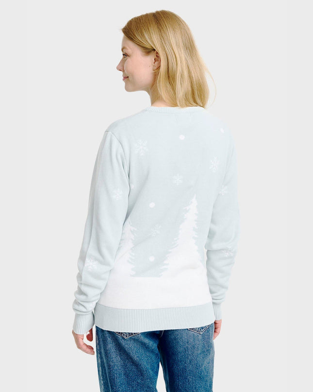 Cute Penguin Christmas Sweater for Women - Family Edition