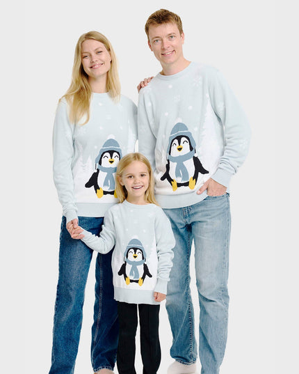 Adorable Penguin Christmas Sweater for Men