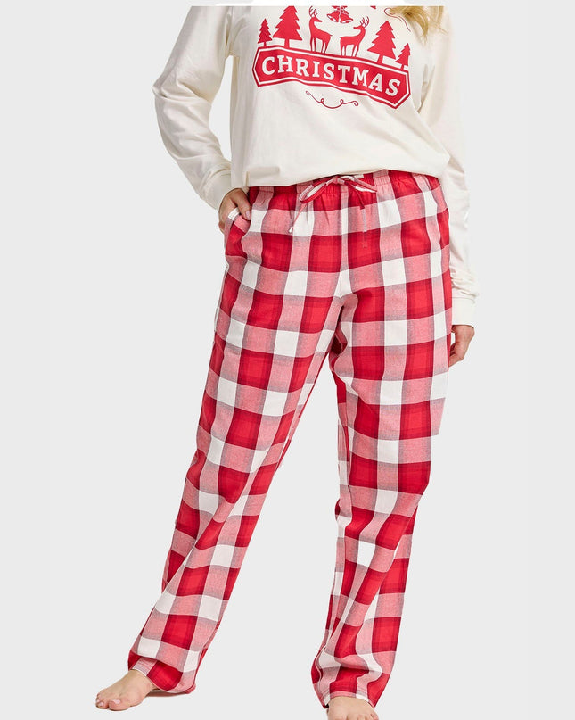 Flannel Christmas Pants for Women - Cozy Holiday Wear