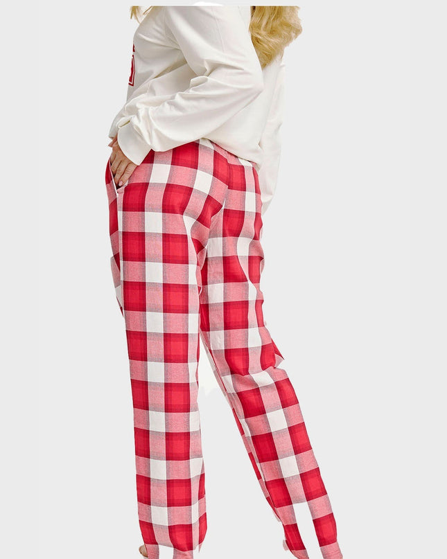 Flannel Christmas Pants for Women - Cozy Holiday Wear