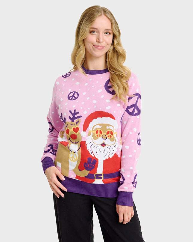 Women's Hippie Christmas Sweater