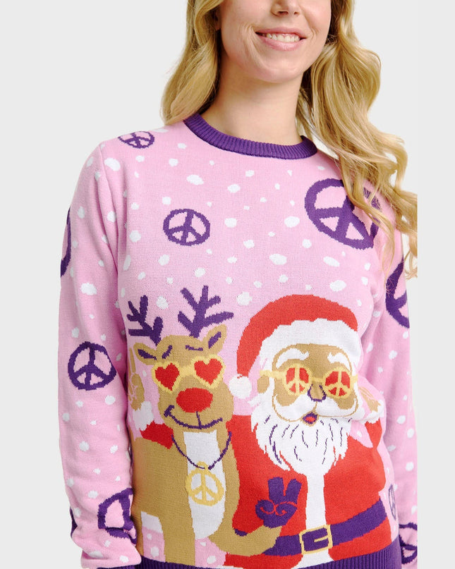 Women's Hippie Christmas Sweater