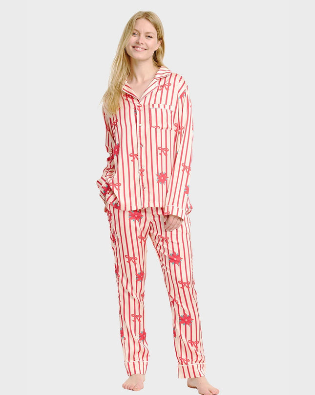 Satin Christmas Pajamas for Women