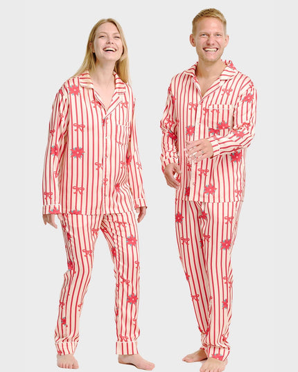 Satin Christmas Pajamas for Women