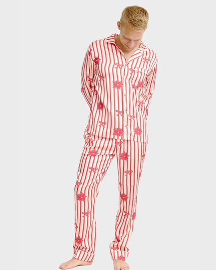 Satin Christmas Pajamas for Men