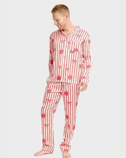 Satin Christmas Pajamas for Men