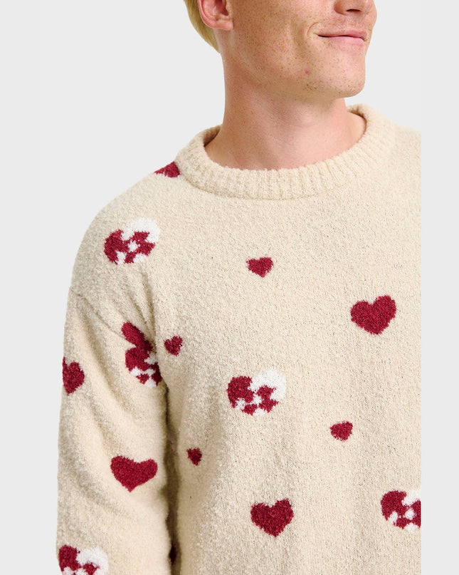 Christmas Heart Sweater for Men
