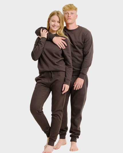 Brown Christmas Sweatset for Men