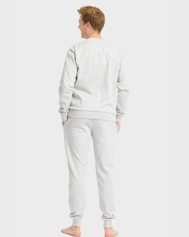 Gray Christmas Sweatset for Men