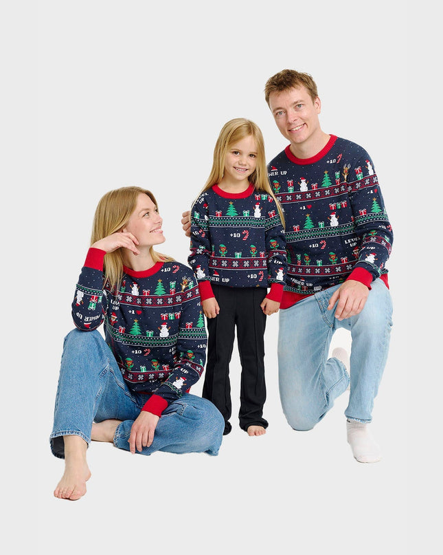 Vintage Gaming Christmas Sweater for Women - Holiday Fashion
