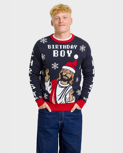 Birthday Boy Christmas Sweater for Men