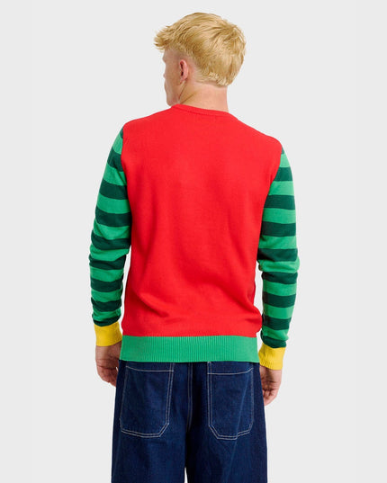 Elf Confidence Christmas Sweater for Men