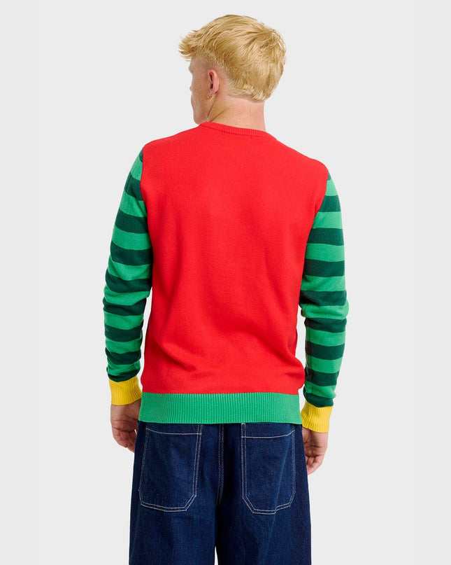 Elf Confidence Christmas Sweater for Men