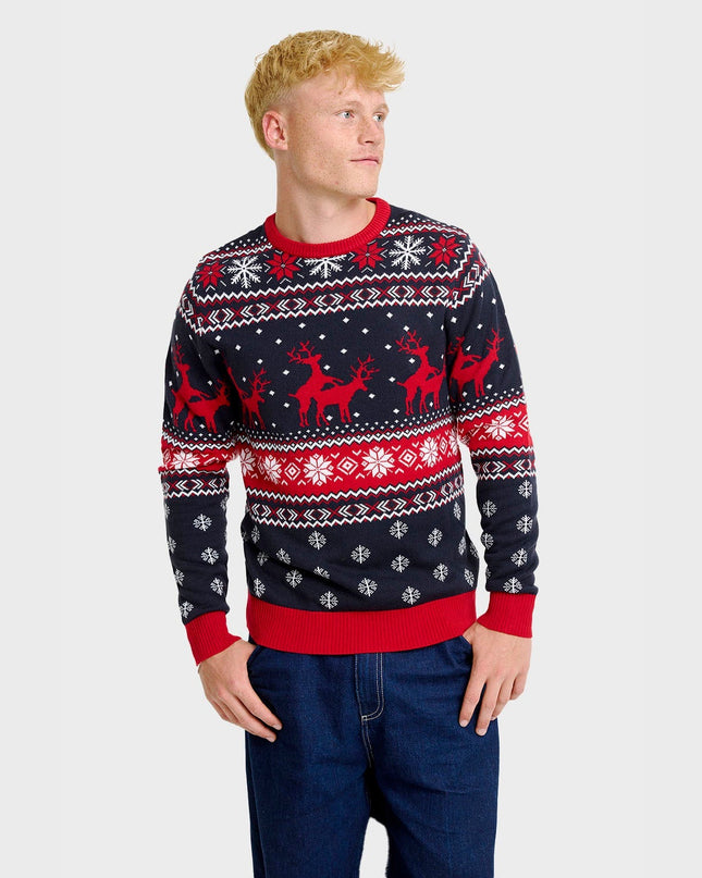 Cheeky Reindeer Christmas Sweater for Men